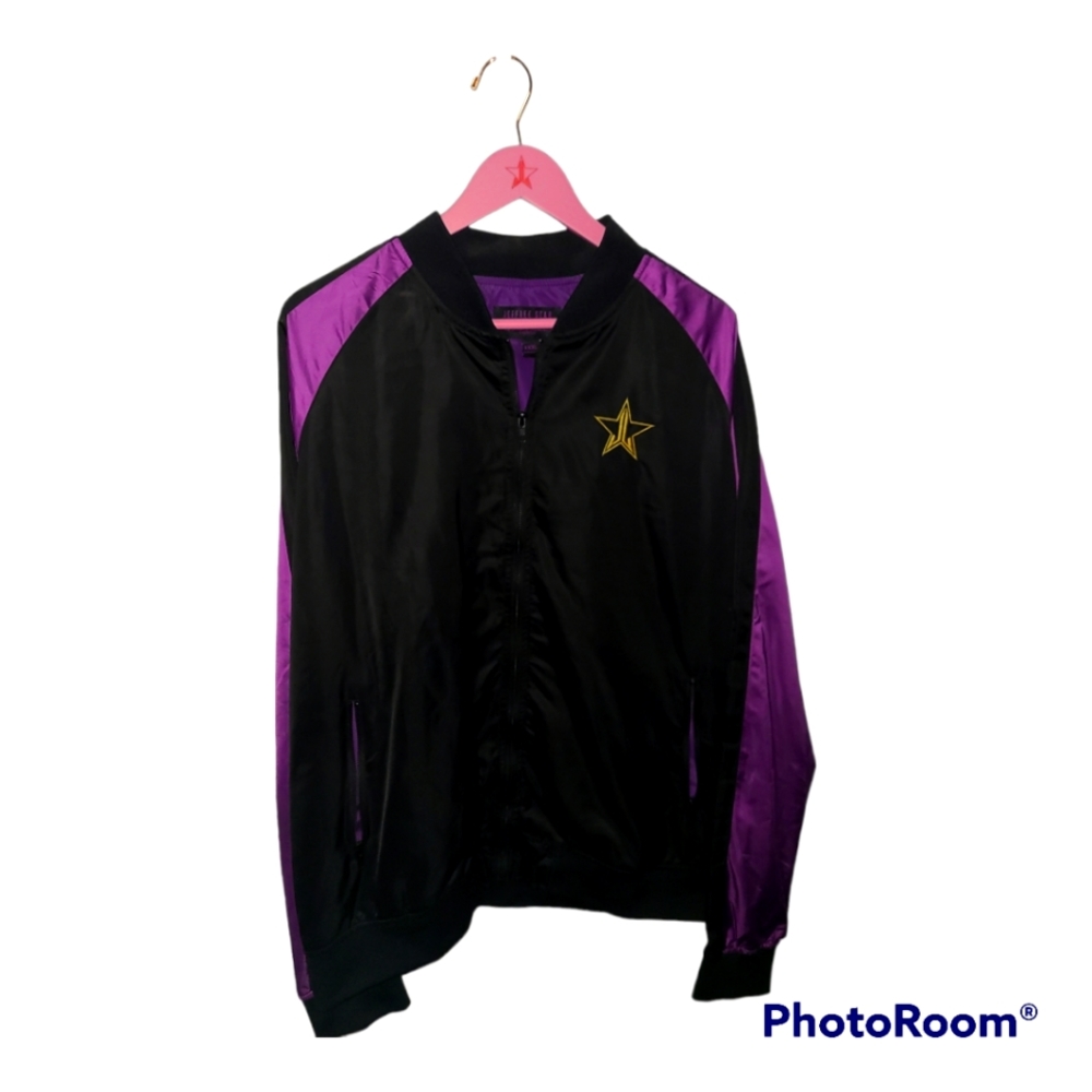 Jeffree Star Bloodlust Purple Bomber Jacket - US 24 / XXXL
